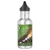 Hübscher Tropenschmetterling Edelstahlflasche (Links)