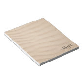 Hübscher und einfacher Strand Notizblock (angewinkelt)