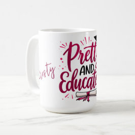 Hübscher und gebildeter Abschluss Kaffeetasse