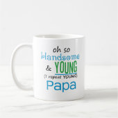 Hübscher und junger Papa Kaffeetasse (Links)