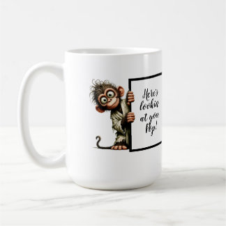Hübscher und sonderbarer Affe für Väter und Pop Kaffeetasse