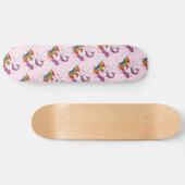 Hübscher Unicorn Skateboard (Horizontal)