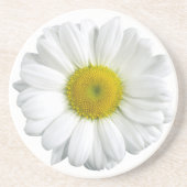 Hübscher Untersetzer mit weißem und gelbem Daisy (Vorne)