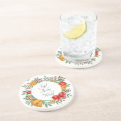 Hübscher Urlaubsrahmen Getränkeuntersetzer (Seite)