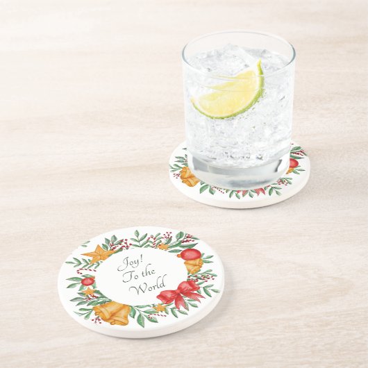 Hübscher Urlaubsrahmen Getränkeuntersetzer (Seite)