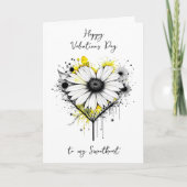 Hübscher Valentinstag Personalisiert Karte (Vorderseite)