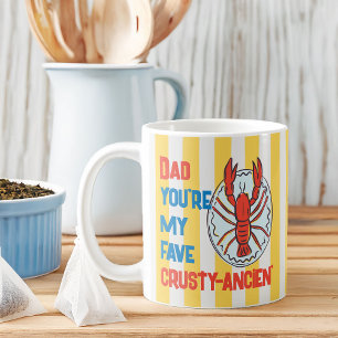 Hübscher Vater Hummer Krustentier Amalfi Gelber St Kaffeetasse