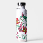 Hübscher Verzierter Blumengarten Personalisierte A Trinkflasche (Rechts)