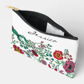 Hübscher Verzierter Blumengarten Personalisierte A Zubehörtasche (Offen)