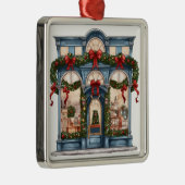 HÜBSCHER VERZIERTER URLAUB CHRISTMAS STOREFRONT ORNAMENT AUS METALL (Rechts)