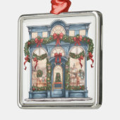 HÜBSCHER VERZIERTER URLAUB CHRISTMAS STOREFRONT ORNAMENT AUS METALL (Links)