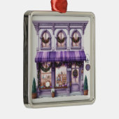 HÜBSCHER VERZIERTER URLAUB CHRISTMAS STOREFRONT ORNAMENT AUS METALL (Rechts)