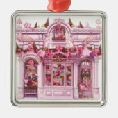 HÜBSCHER VERZIERTER URLAUB CHRISTMAS STOREFRONT ORNAMENT AUS METALL (Vorne)