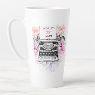 Hübscher Vintage-Blumen-Mutter-Muttertags-Becher Milchtasse