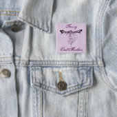 Hübscher Vintage-Feendecal Button (Beispiel)