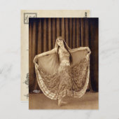 Hübscher Vintager Bly Dancer Postkarte (Vorne/Hinten)