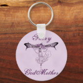 Hübscher Vintager Fairy Decal Schlüsselanhänger (Vorderseite)