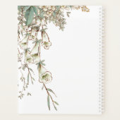 Hübscher Vintager Name Personalisiert Hochzeit Planer (Rückseite)