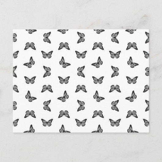 Hübscher Vintager Schmetterling Antiquitätenmuseum Postkarte (Vorderseite)