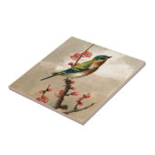 Hübscher Vintager Vogel Fliese (Seite)