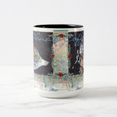 "Hübscher Vogel (2)" personalisierte Tasse (Mittel)