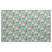 HÜBSCHER VOGEL BlumenpapageiWatercolor Stoff (Yard (91,4 cm))