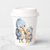 Hübscher Vogel Bruder Schwester Party Becher (Vorderseite)