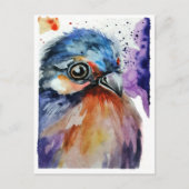 Hübscher Vogel Feiertagspostkarte (Vorderseite)