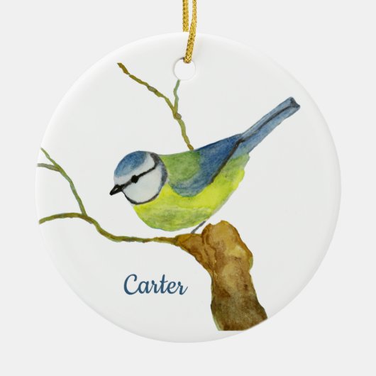 Hübscher Vogel Keramik Ornament (Vorne)