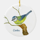 Hübscher Vogel Keramik Ornament (Hinten)