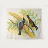 hübscher Vogeldruck Wandteppich (Vorderseite (Horizontal))