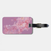 Hübscher Wanderlustangebot | Gepäckmarke Gepäckanhänger (Rückseite horizontal)