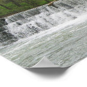 Hübscher Wasserfall Poster (Ecke)