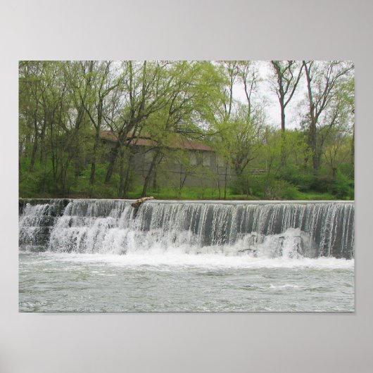 Hübscher Wasserfall Poster (Vorne)