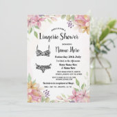Hübscher Watercolor-Pastellblumenwäsche-Dusche Einladung (Stehend Vorderseite)