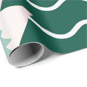  Hübscher Weihnachtsbaum Feiertagsdesign.  Geschenkpapier (Rolleneckpunkt)