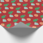 Hübscher Weihnachtsbaum Geschenkpapier (Ecke)