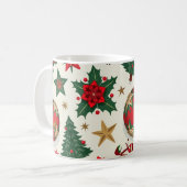 hübscher Weihnachtsbecher Kaffeetasse (Vorderseite Links)