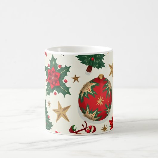 hübscher Weihnachtsbecher Kaffeetasse (Mittel)
