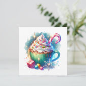 Hübscher Weihnachtskalender für Wasserfarben (Stehend Vorderseite)