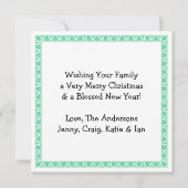 Hübscher Weihnachtskalender für Wasserfarben (Rückseite)