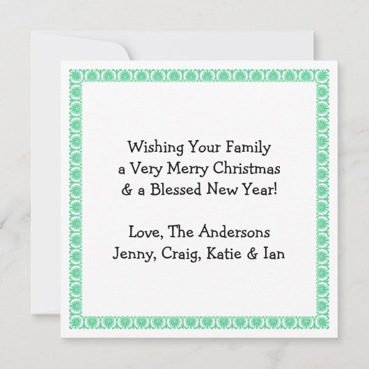 Hübscher Weihnachtskalender für Wasserfarben (Rückseite)