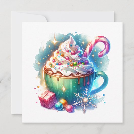 Hübscher Weihnachtskalender für Wasserfarben (Vorderseite)