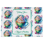 Hübscher Weihnachtskalender für Wasserfarben Große Geschenktüte (Vorderseite)