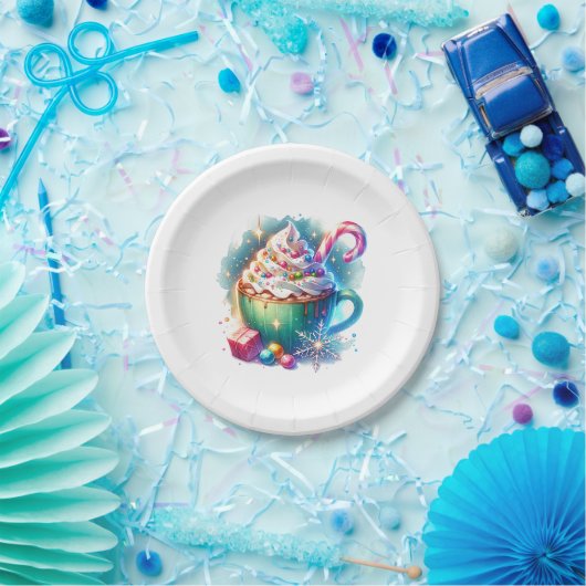 Hübscher Weihnachtskalender für Wasserfarben Pappteller (Party)