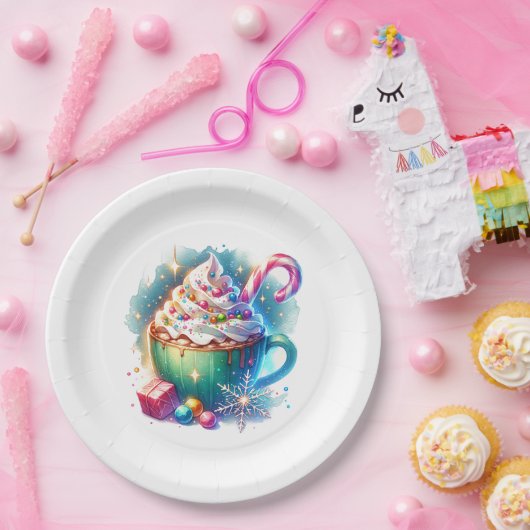 Hübscher Weihnachtskalender für Wasserfarben Pappteller (Party)