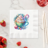 Hübscher Weihnachtskalender für Wasserfarben Serviette (Beispiel)