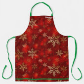 Hübscher Weihnachtsurlaub Schürze Individuelle Nam (Vorderseite)