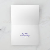 Hübscher Wein-Themed alles- Gute zum Karte (Innenseite)