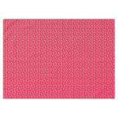 Hübscher weißer Schnee auf dem Roten Hintergrund W Tischdecke (Vorderseite (Horizontal))